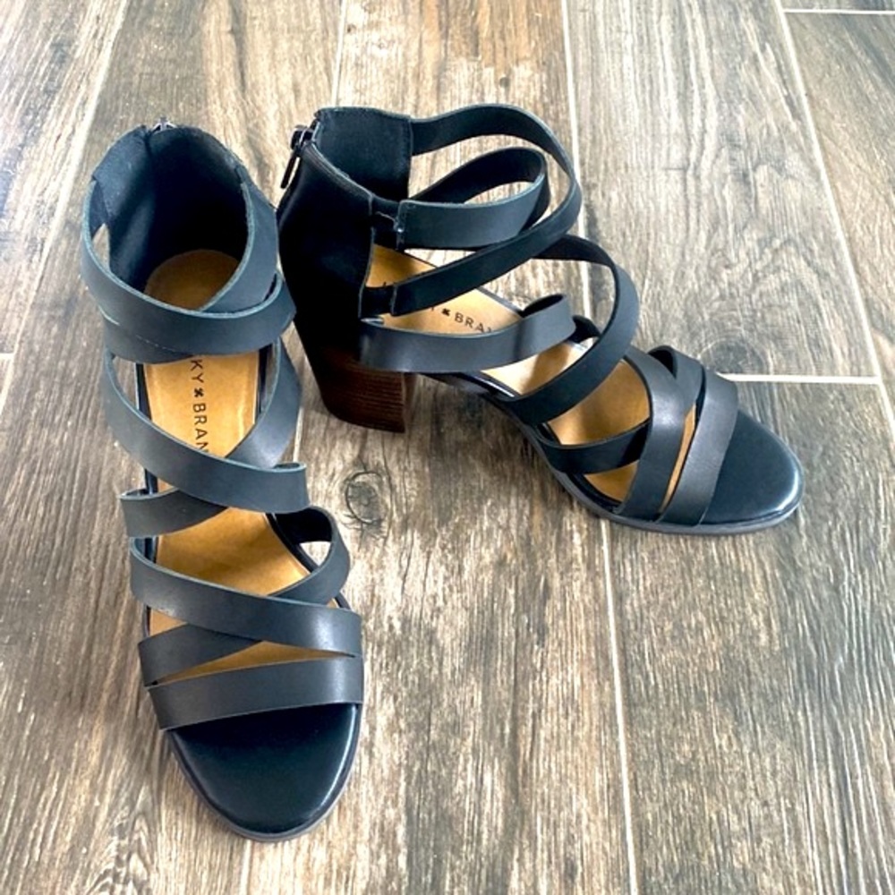 Lucky Brand strappy heels